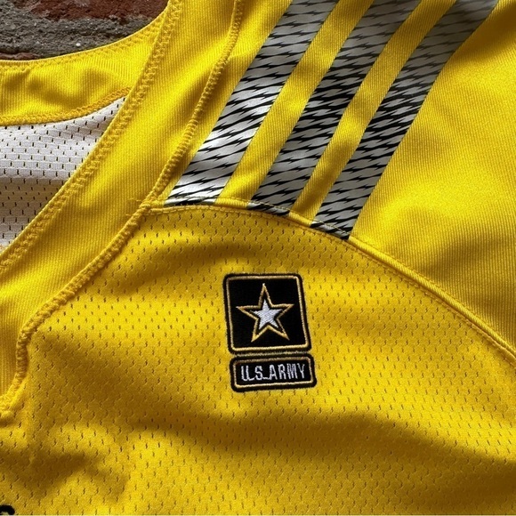 Army Football Adidas Game Uniform Jersey 3XL Mama #75 yellow, black, silver - Picture 4 of 15